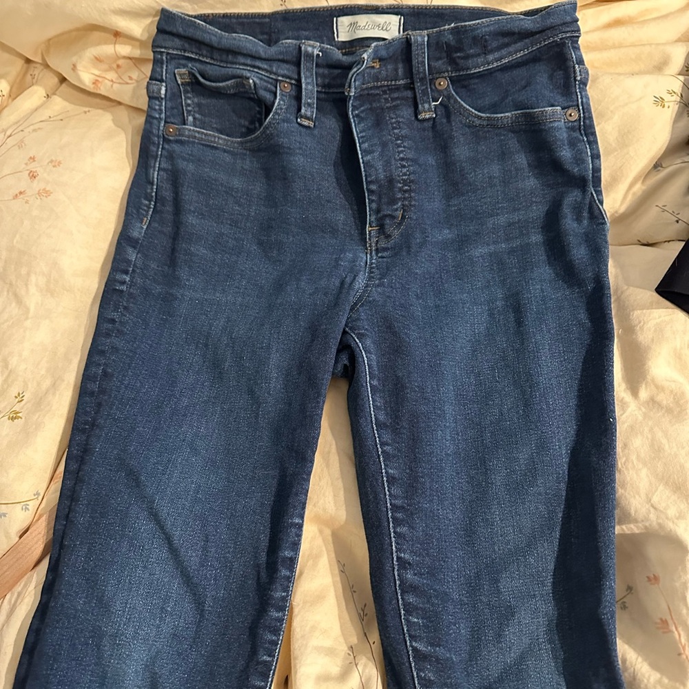 Women's Madewell Skinny Blue Jeans